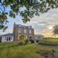 Wressle Grange Farmhouse at sunrise 85x85