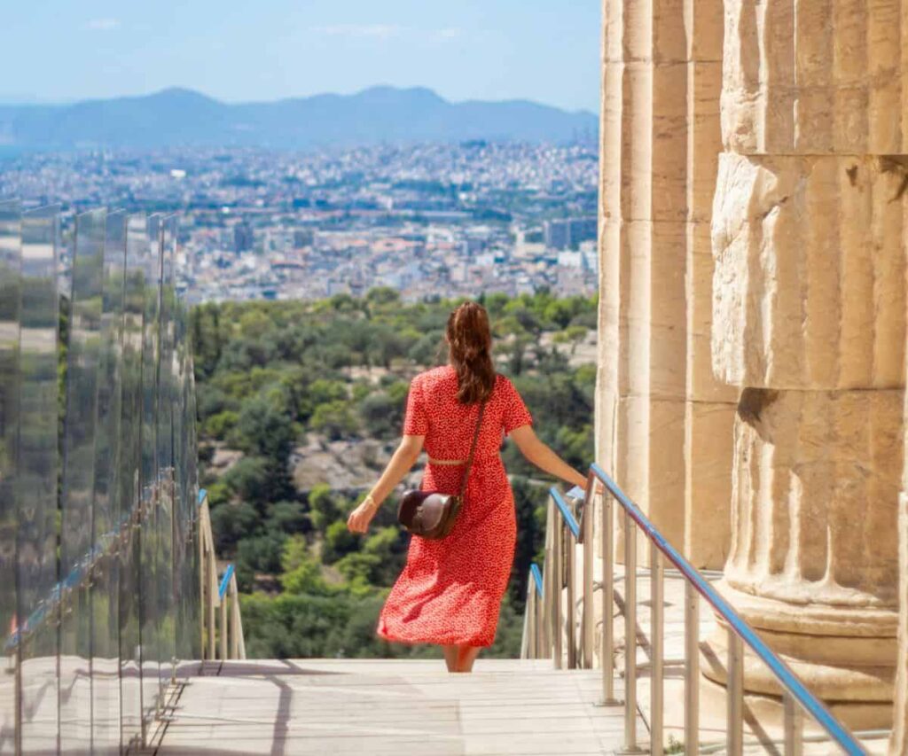 A street scene in Athens, Greece