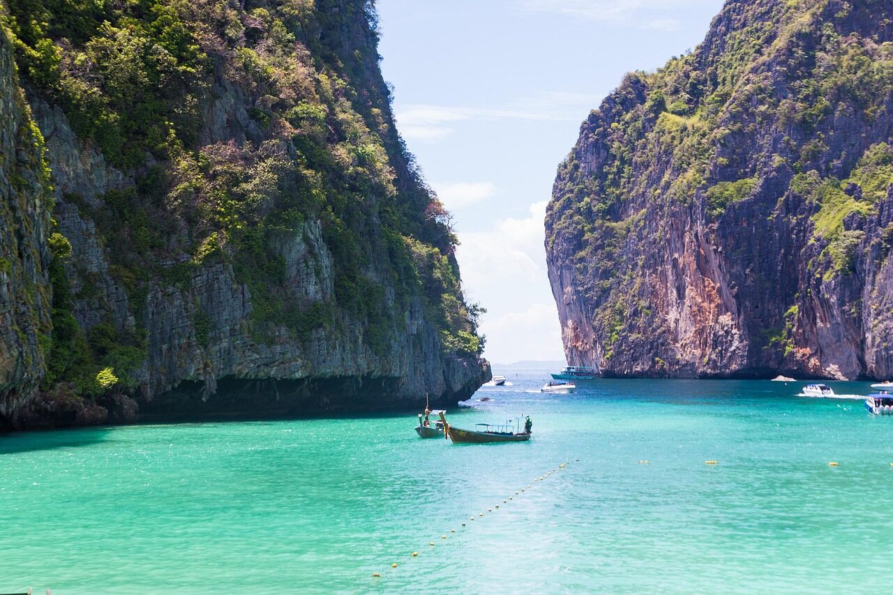 water, nature, tropical, travel, turquoise, island, paradise, summer, vacation, beach, beautiful, boat, ocean, seascape, sea, bay, seashore, lagoon, thailand, ko phi phi, maya bay, maya bay, maya bay, maya bay, maya bay, maya bay