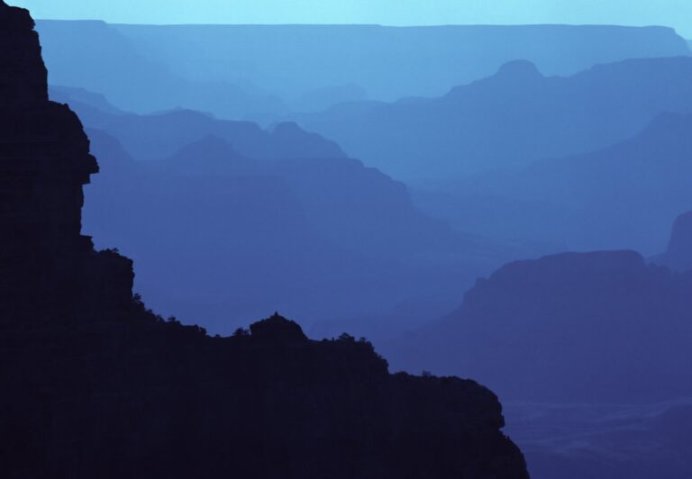 Grand Canyon at blue hour, Arizona