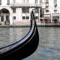 Gondola on a canal in Venice, Italy