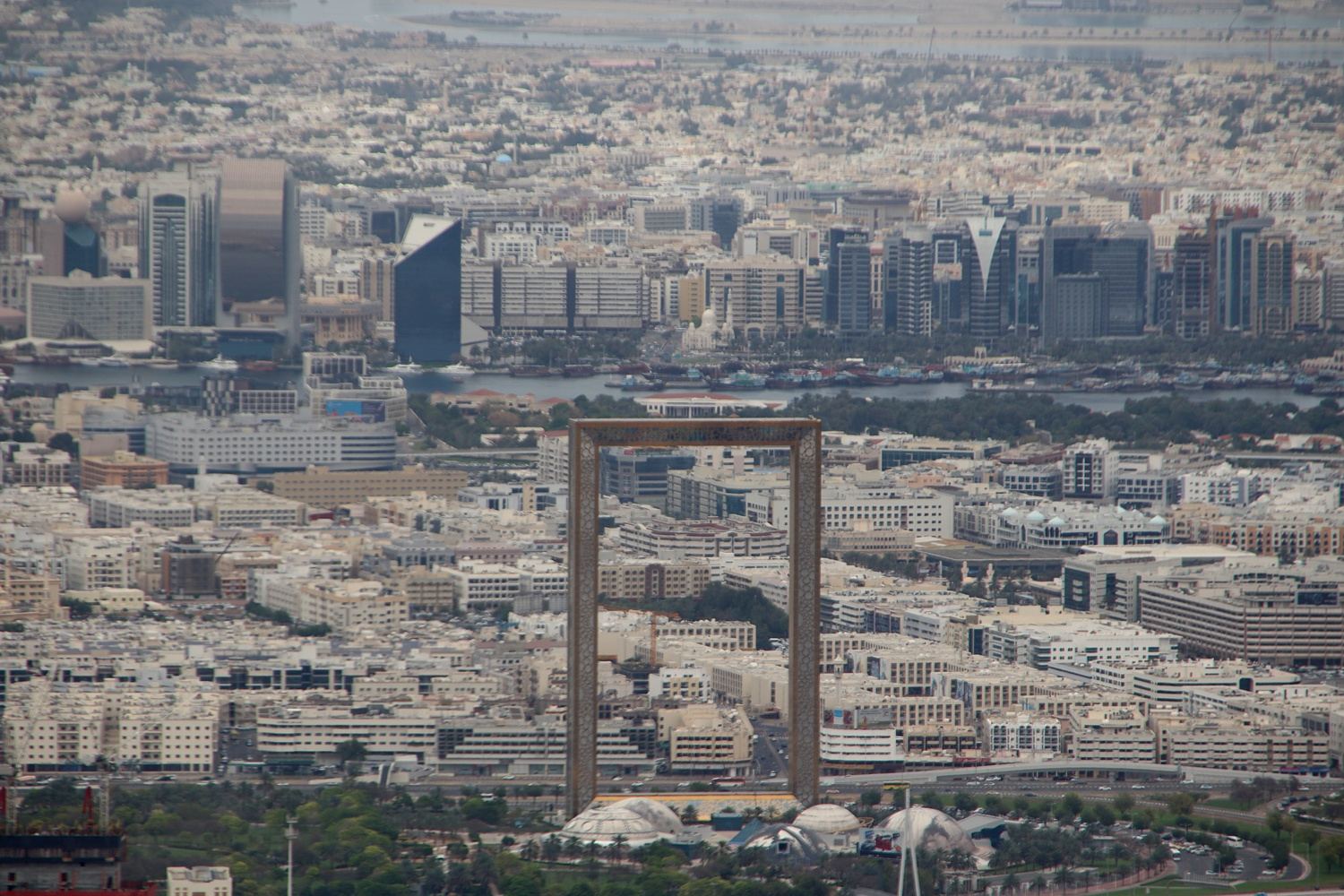 The Dubai Frame in Zabeel Park, Dubai